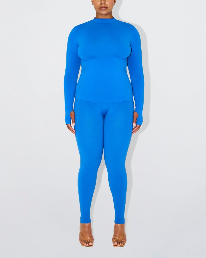 01 SOPHIA MOCK NECK BLUE LEGGINGS BLUE 0008