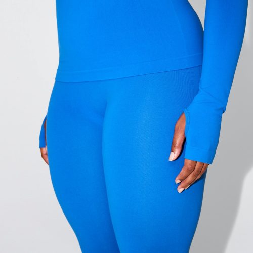 01 SOPHIA MOCK NECK BLUE LEGGINGS BLUE 0038