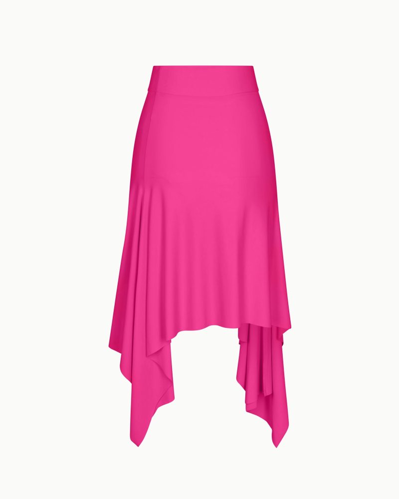 ASYMMETRICAL SKIRT NYLON FUCHSIA B d1f31c01 1224 4e5e a854 9de574ce64f7