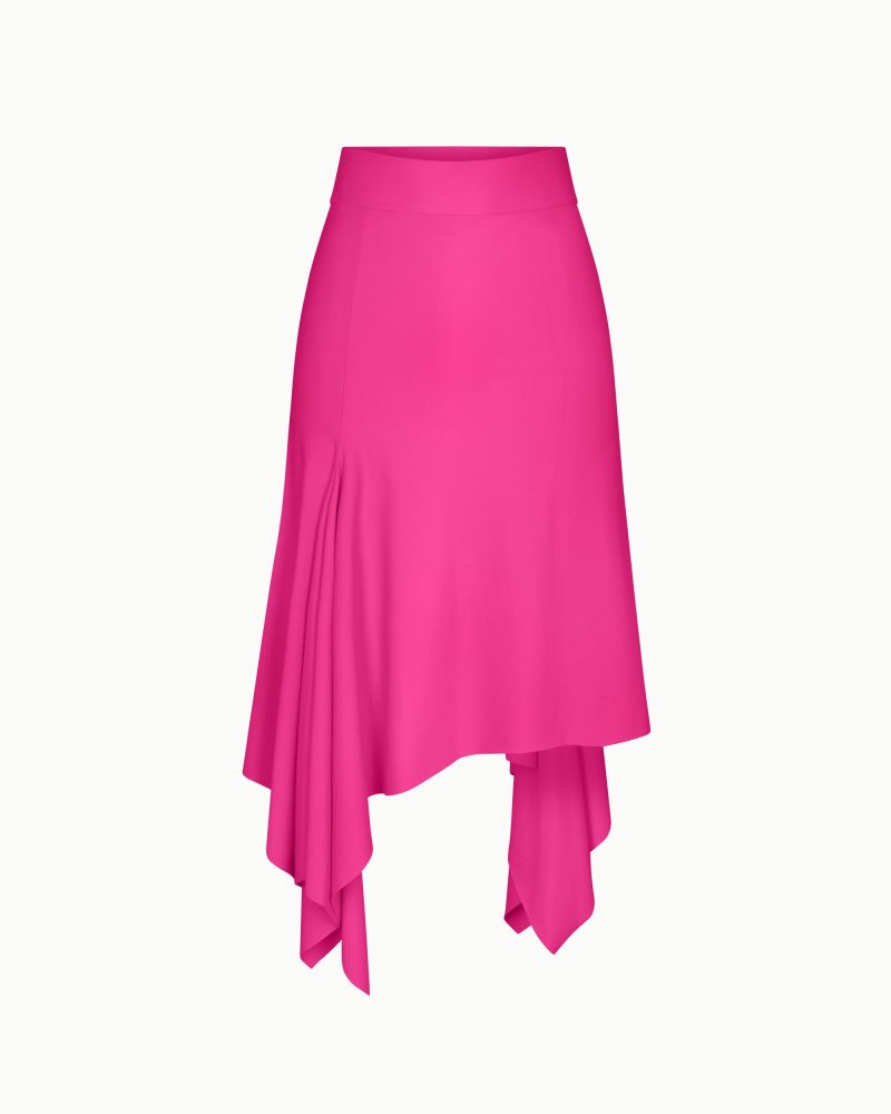 ASYMMETRICAL SKIRT NYLON FUCHSIA F 5e82f1dc ed64 487b 9dfd 907bc4c81fef