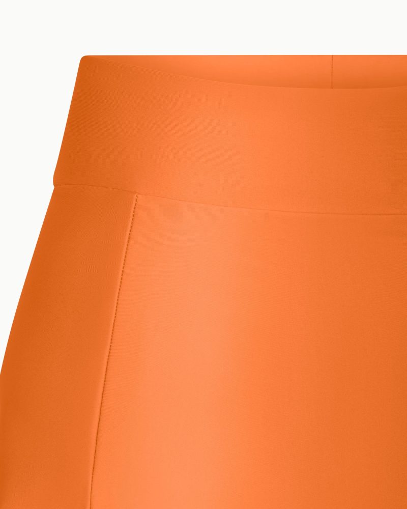 ASYMMETRICAL SKIRT NYLON PAPAYA DET