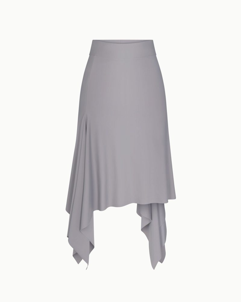 ASYMMETRICAL SKIRT NYLON STEEL F