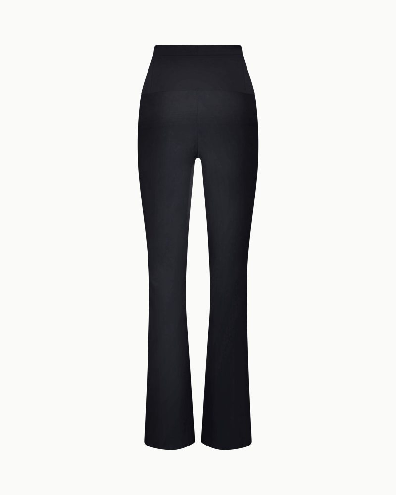 CUT OUT FOLDOVER PANTS NYLON BLACK B