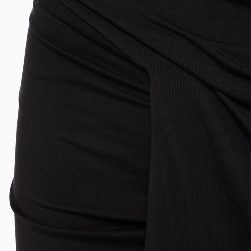 DRAPED MAXI SKIRT Black 2