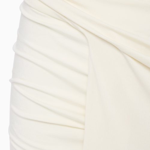 DRAPED MAXI SKIRT Warm White 2