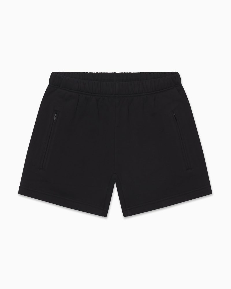 FLEECE BASKETBALL SHORT BLACK F