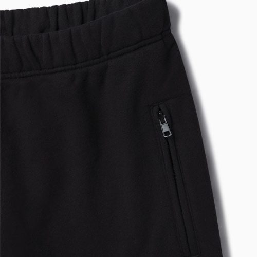 FLEECE JOGGER BLACK DTL1