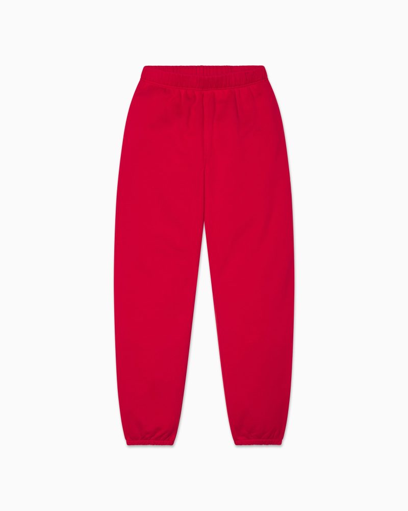 FLEECE JOGGER RED F