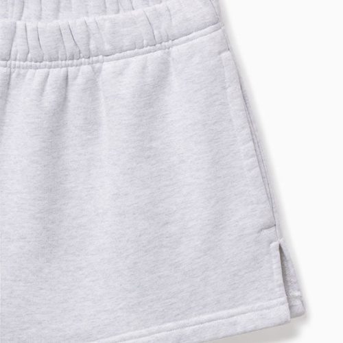 FLEECE SHORT HEATHER GREY DTL2