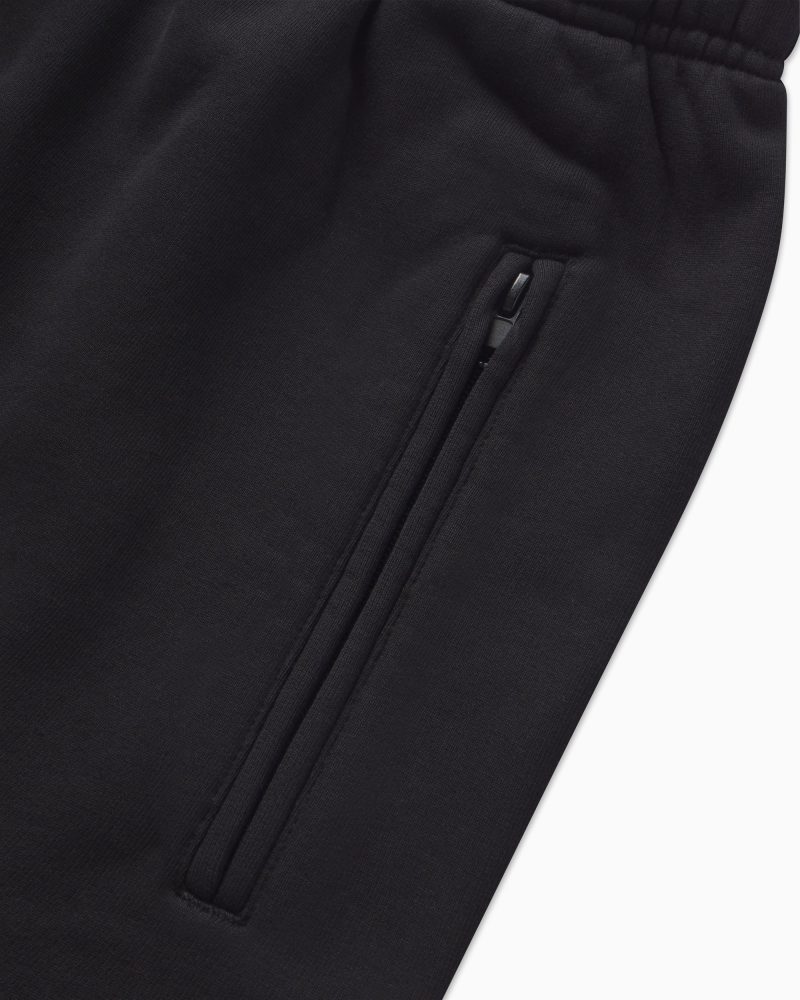 FLEECE STRAIGHT LEG SWEATPANT BLACK D2