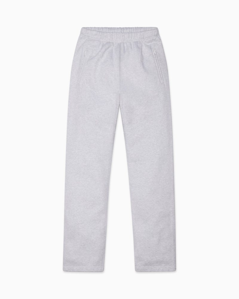 FLEECE STRAIGHT LEG SWEATPANT GREY F