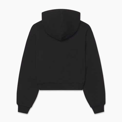 FLEECE ZIP HOODIE BLACK B