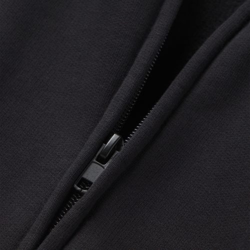 FLEECE ZIP HOODIE BLACK D