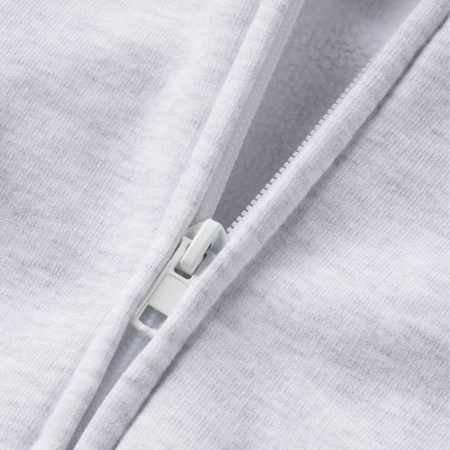 FLEECE ZIP HOODIE GREY D