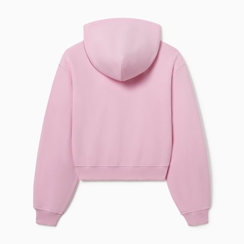 FLEECE ZIP HOODIE PINK B