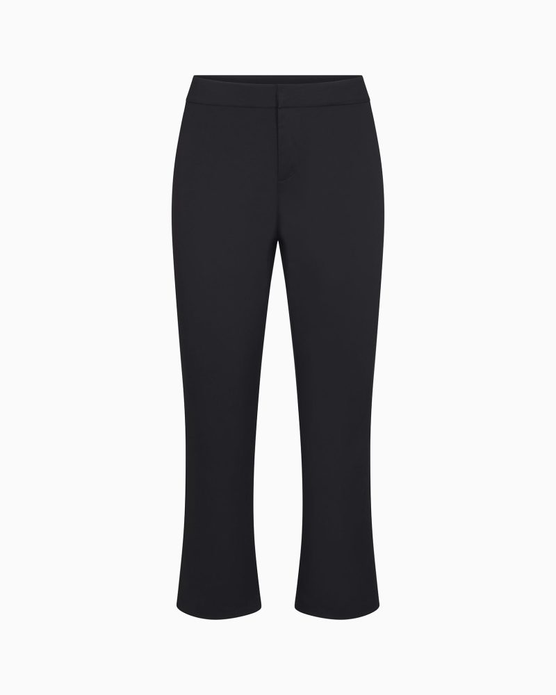 LOWRISE CAPRI POPLIN BLACK