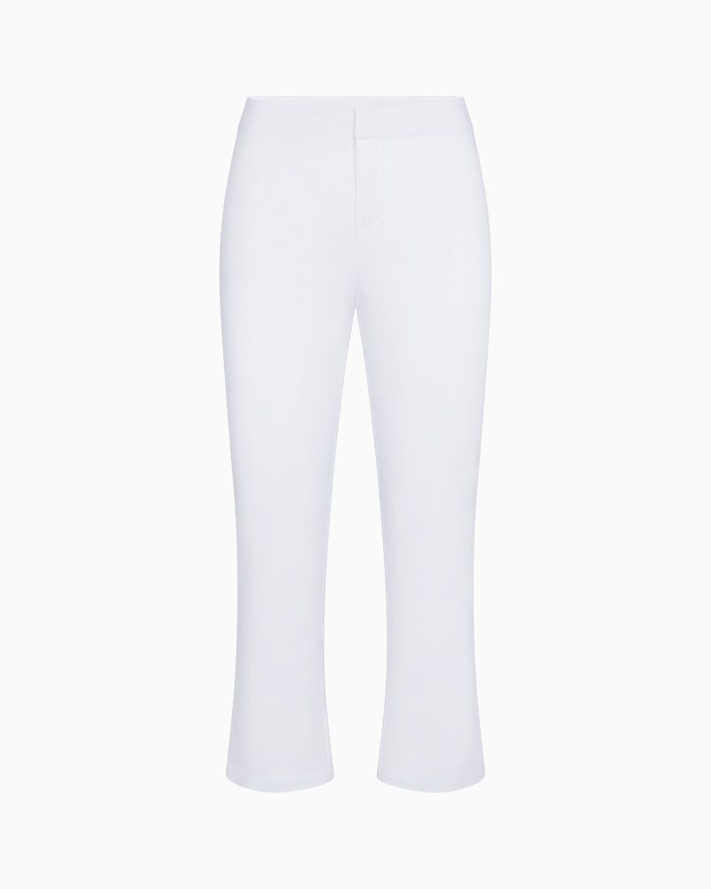 LOWRISE CAPRI POPLIN WHITE