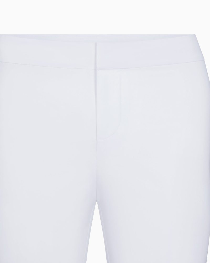 LOWRISE CAPRI POPLIN WHITE D