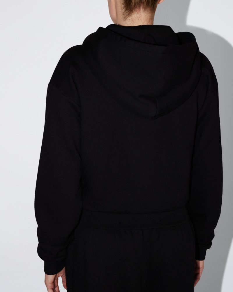 MADISON JOGGER BLACK ZIP HOODIE BLACK 0011