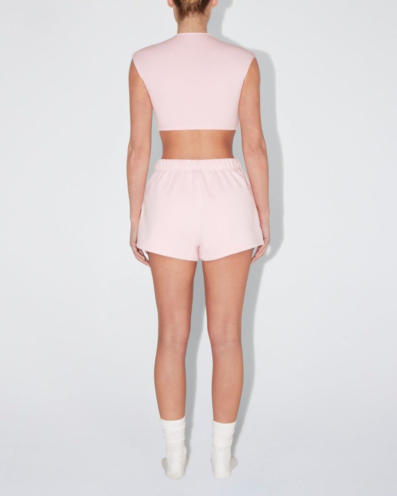 MADISON LOUNGE SHORTS SHORT MICRO TEE PINK 0011