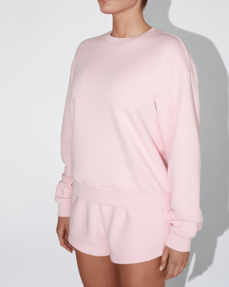 MADISON LOUNGE SHORTS SHORT PINK CREWNECK PINK 0014