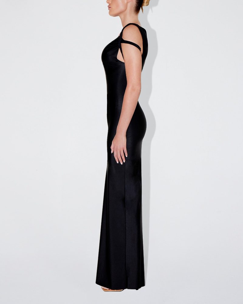 MADISON SLEEK TWIST MAXI DRESS BLACK SLEEK 0020 76627657 2c14 40d8 a49c 9b3d652fd38e