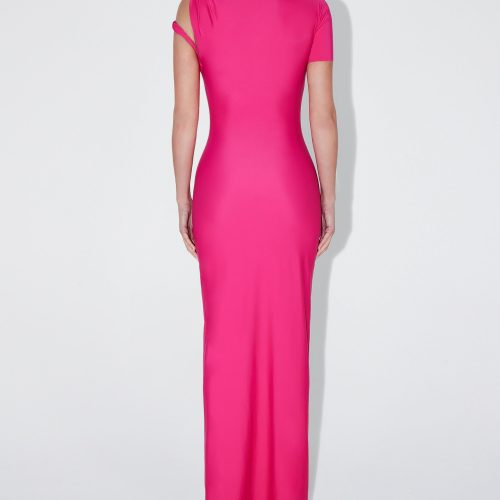 MADISON SLEEK TWIST MAXI DRESS FUCHSIA SLEEK 0014