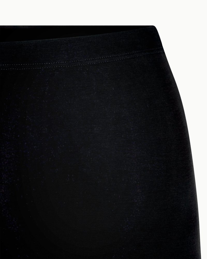 MINI SKIRT SUEDE BLACK DET