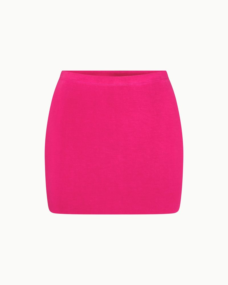 MINI SKIRT SUEDE FUCHSIA F d63be8d8 a4c9 4174 905b 4843183c90df