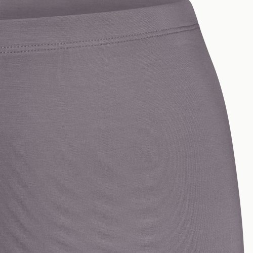 MINI SKIRT SUEDE GREY DET