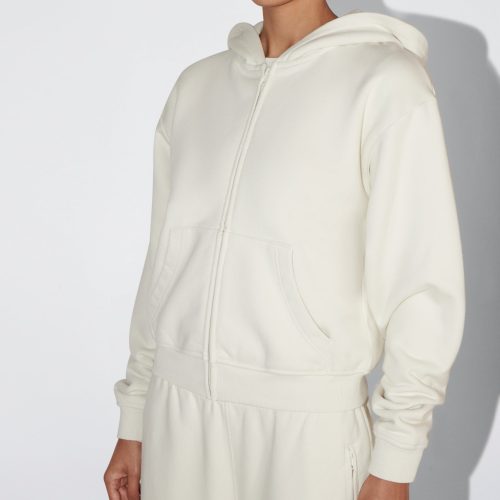 NATALIE JOGGER ECRU ZIP HOODIE ECRU 0002