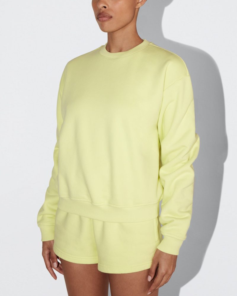 NATALIE LOUNGE SHORTS SHORT LIMONCELLO CREWNECK LIMONCELLO 0003