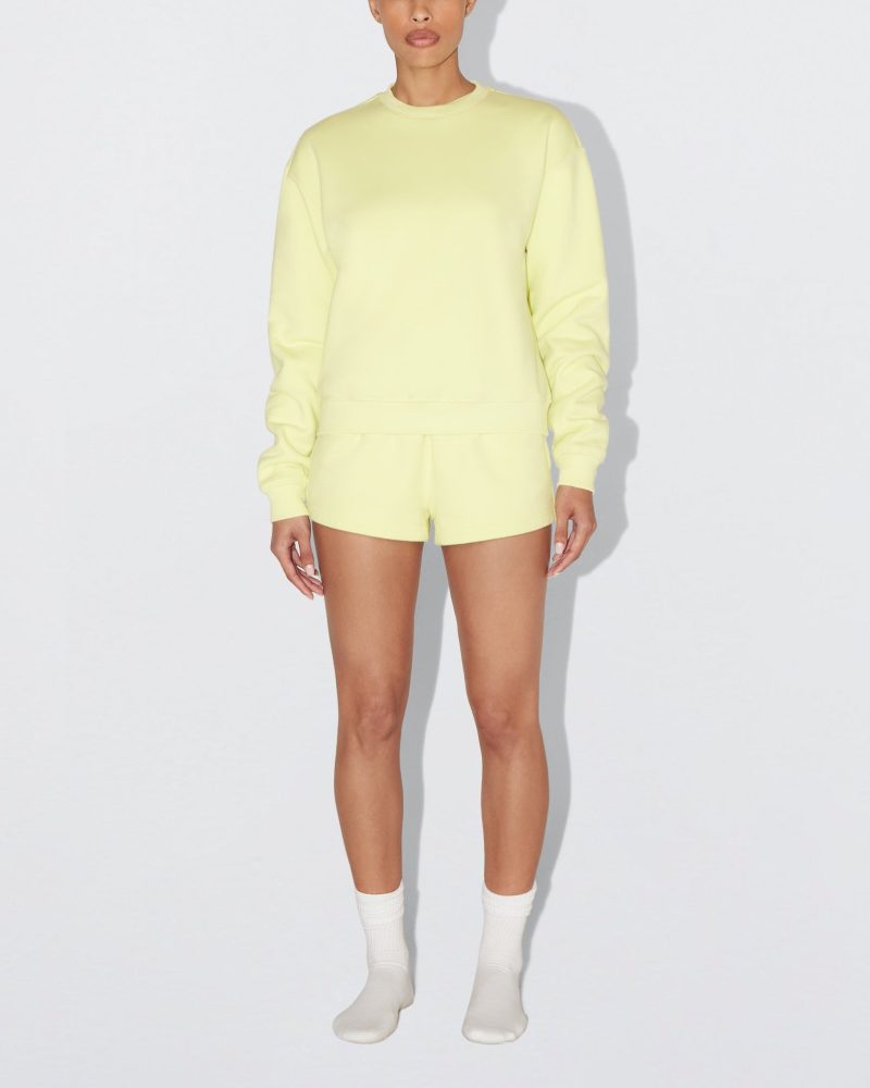 NATALIE LOUNGE SHORTS SHORT LIMONCELLO CREWNECK LIMONCELLO 0013