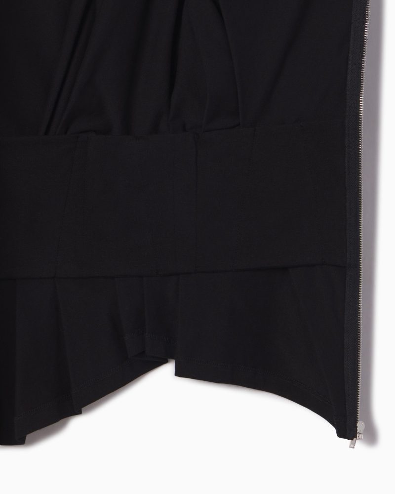 OFF THE SHOULDERPLEATED BLACK DTL