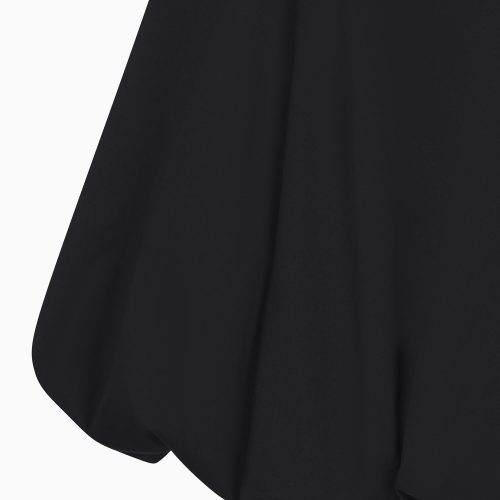 POPLIN BUBBLE MINI DRESS POPLIN BLACK D