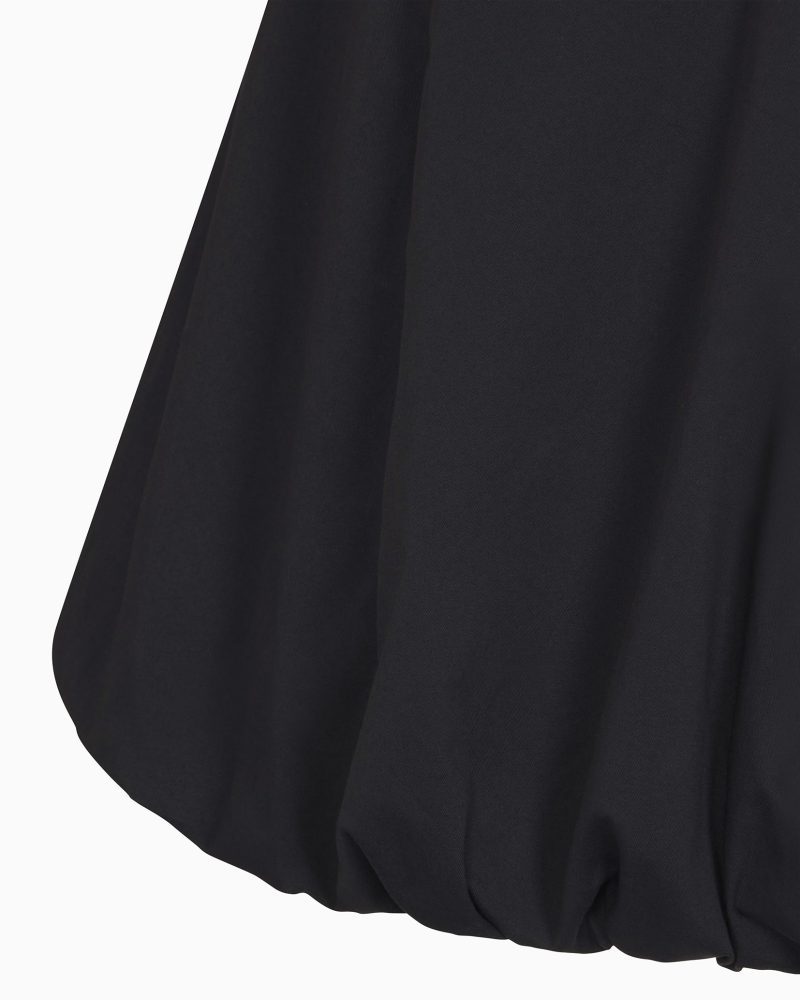 POPLIN BUBBLE MINI SKIRT POPLIN BLACK D