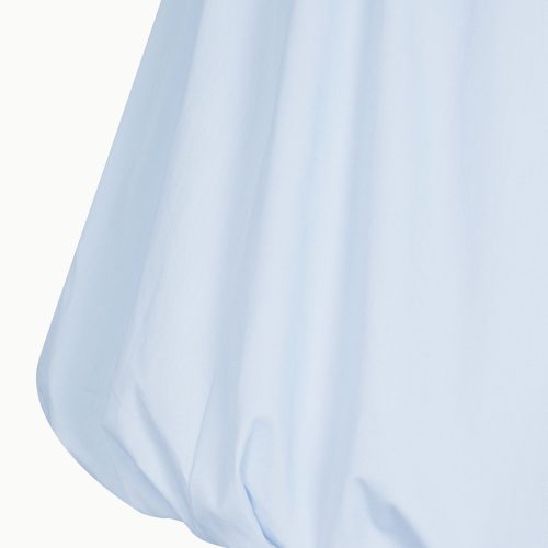 POPLIN BUBBLE MINI SKIRT POPLIN ICE BLUE D