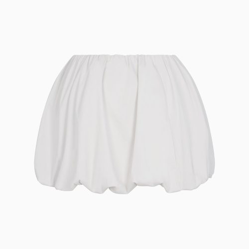 POPLIN BUBBLE MINI SKIRT POPLIN LT GREY B