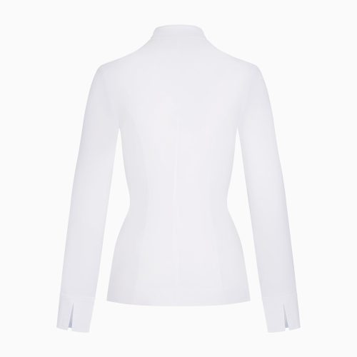 POPLIN LONG ZIP SHIRT POPLIN WHITE B