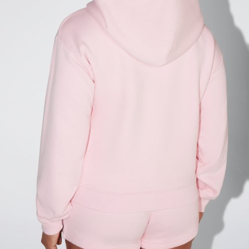 SOPHIA LOUNGE SHORTS SHORT PINK ZIP HOODIE PINK 0013