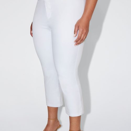 SOPHIA POPLIN LOW RISE CAPRI WHITE POPLIN BRALETTE WHITE 0037