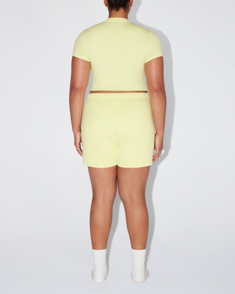 SOPHIA SHORTS LONGER LIMONCELLO BABY TEE LIMONCELLO 0014