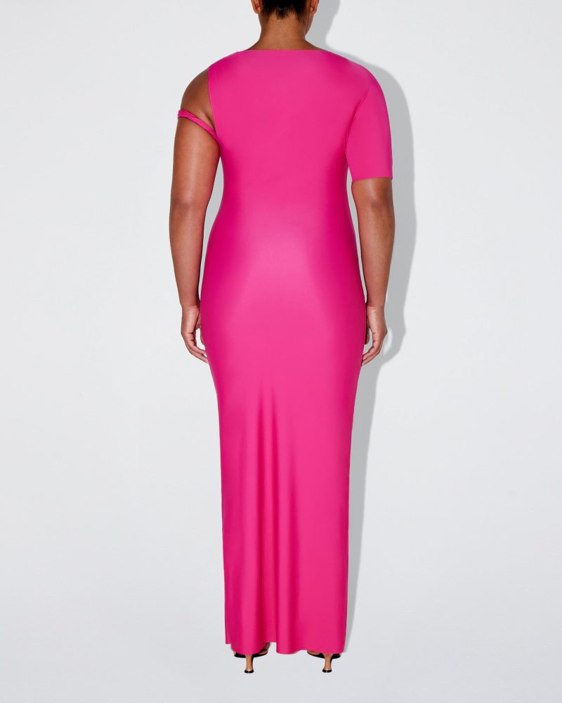 SOPHIA SLEEK TWIST MAXI DRESS FUCHSIA SLEEK 0029