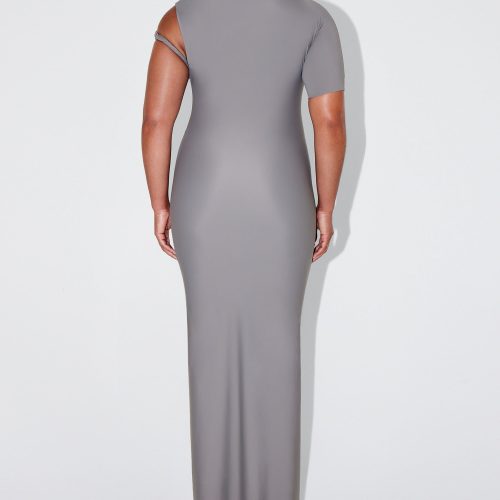 SOPHIA SLEEK TWIST MAXI DRESS STEEL GREY SLEEK 0020 842c807d a090 4856 a440 fad1483ba2ce