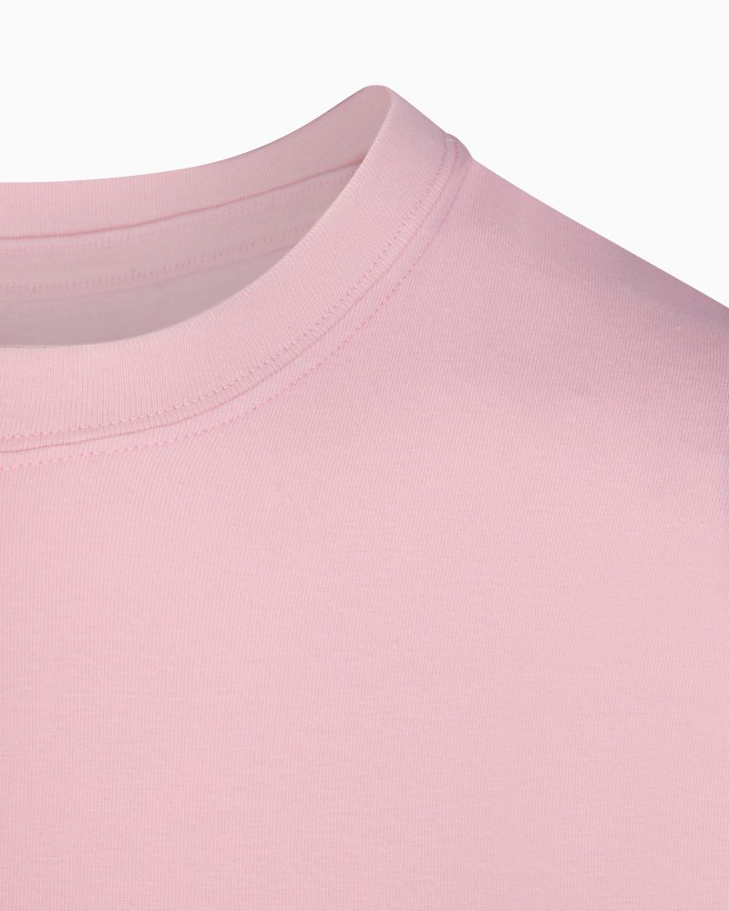 STANDARDFITTEDSHORTSLEEVETEE PINK DET