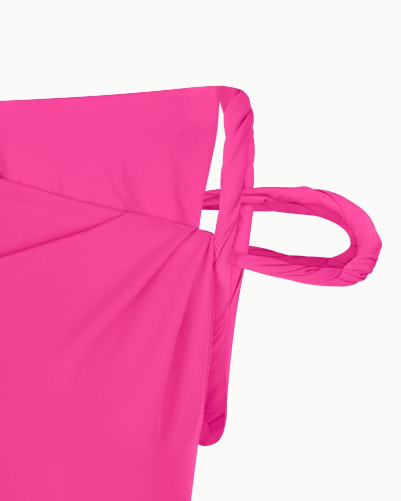 TWISTED MAXI NYLON FUCHSIA DET